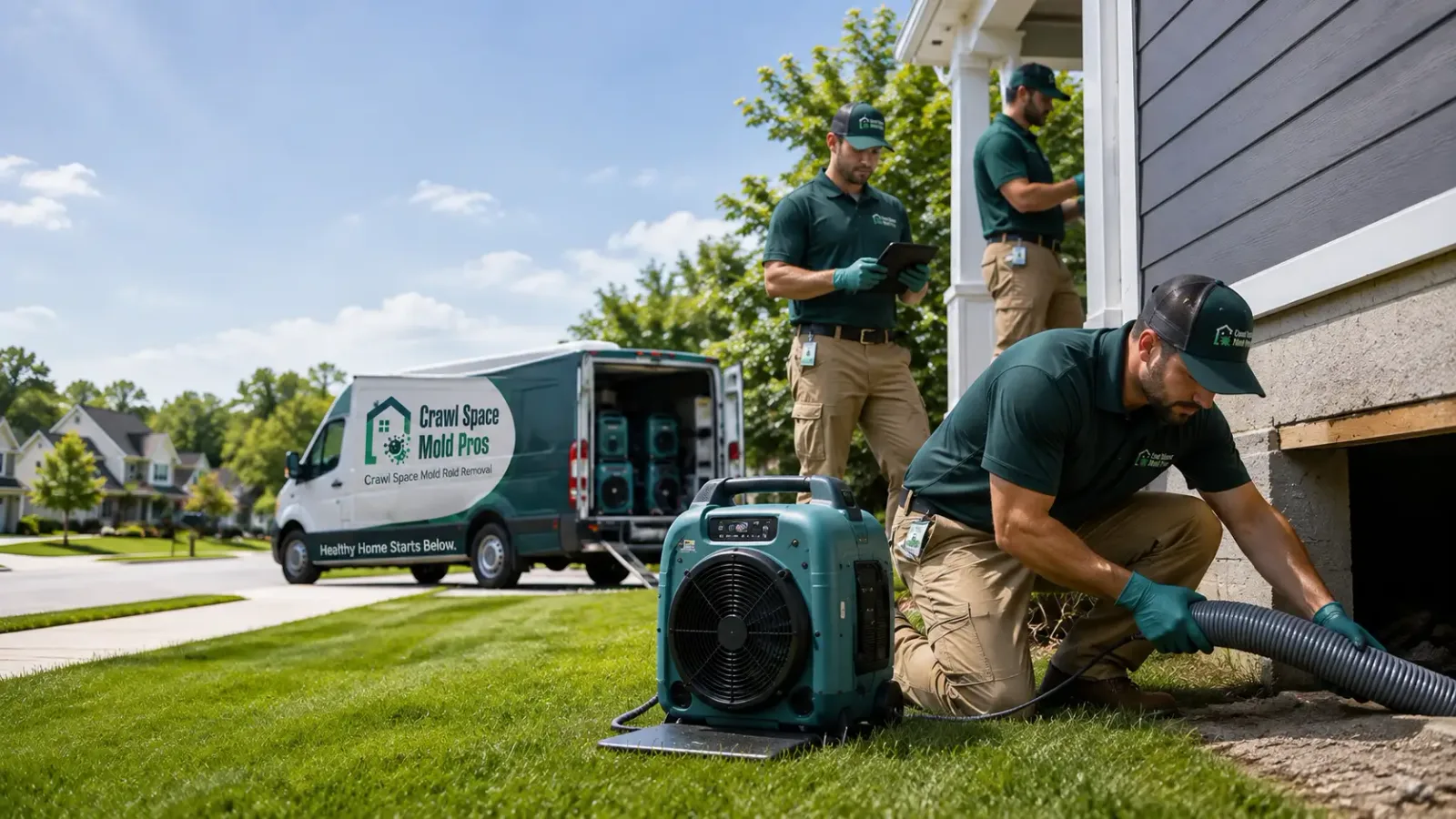 Crawl Space Mold Removal in Harrison Township, MI